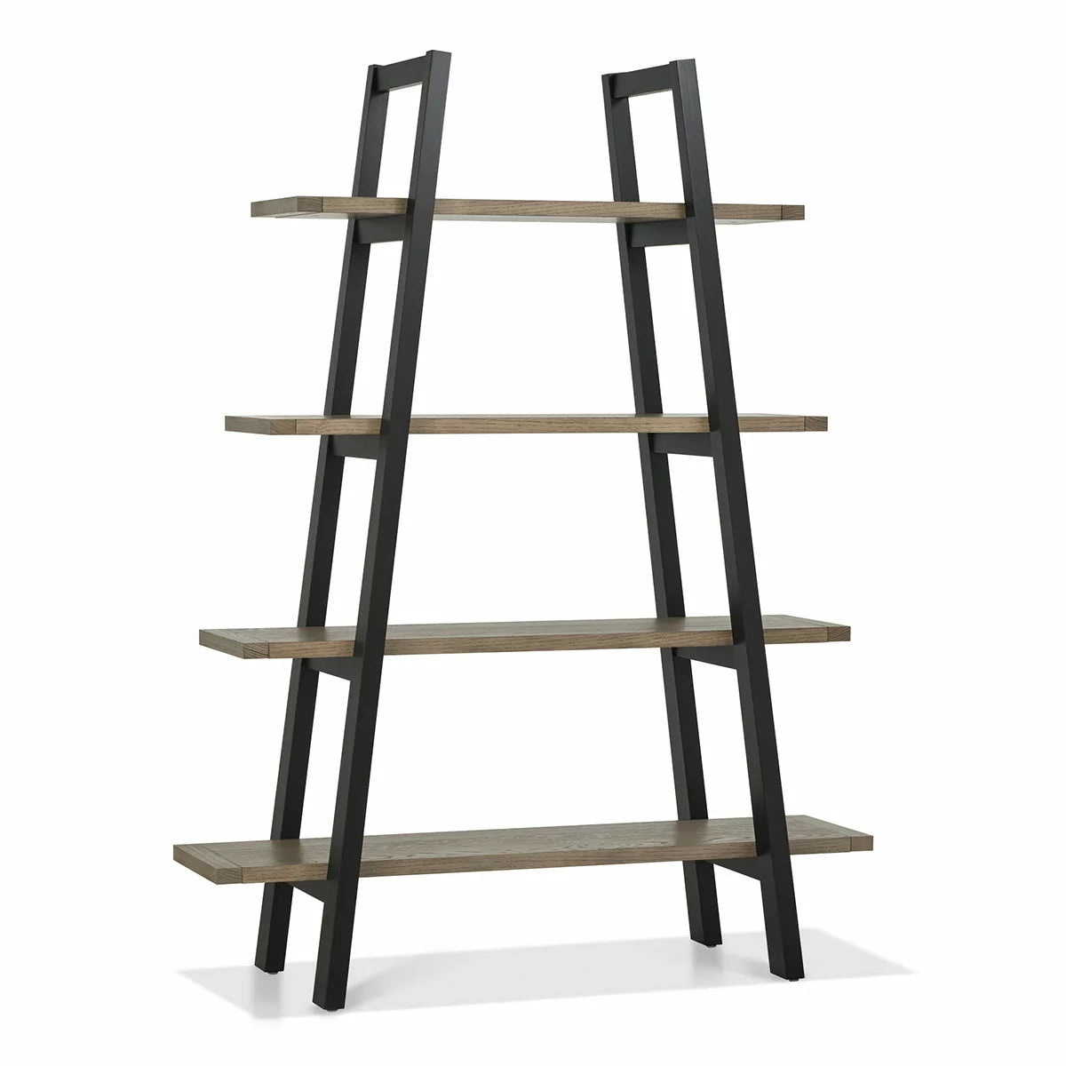 Bentley Designs Camden Weathered Oak & Peppercorn Open Display Unit