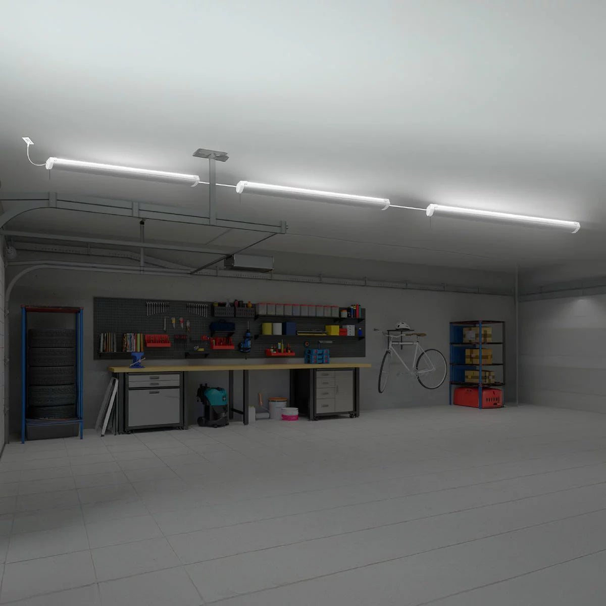 Feit 4ft (1.2m) Electric Multi-Directional Shop Light with Motion Detection, view 5