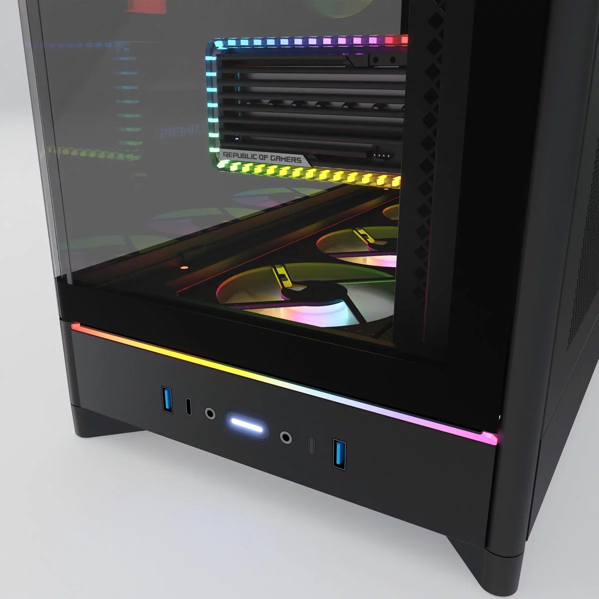 CyberPower, AMD Ryzen 7, 32GB RAM, 1TB SSD, NVIDIA GeForce RTX 5070, Gaming Desktop PC, view 5