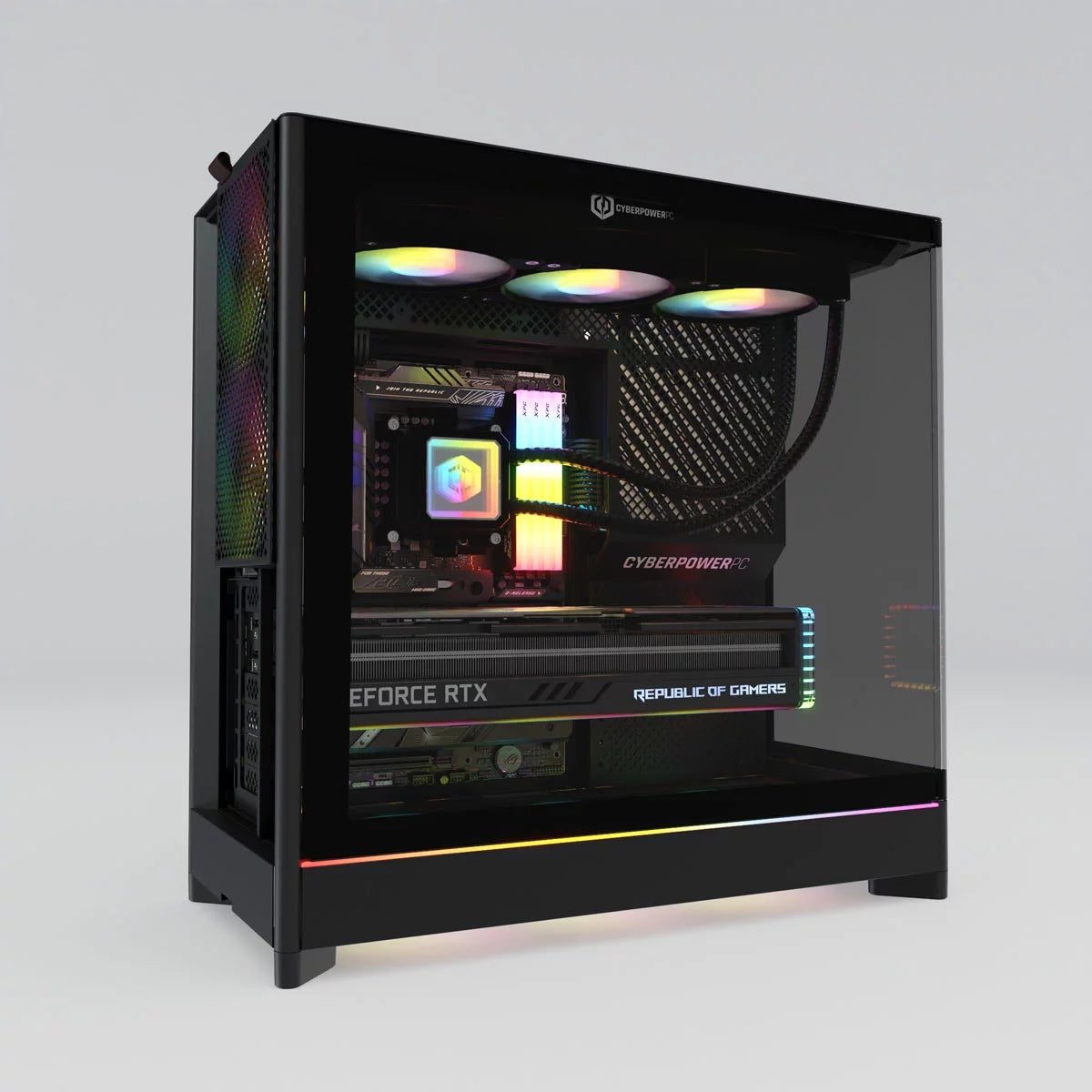 CyberPower, AMD Ryzen 7, 32GB RAM, 1TB SSD, NVIDIA GeForce RTX 5070, Gaming Desktop PC, view 4