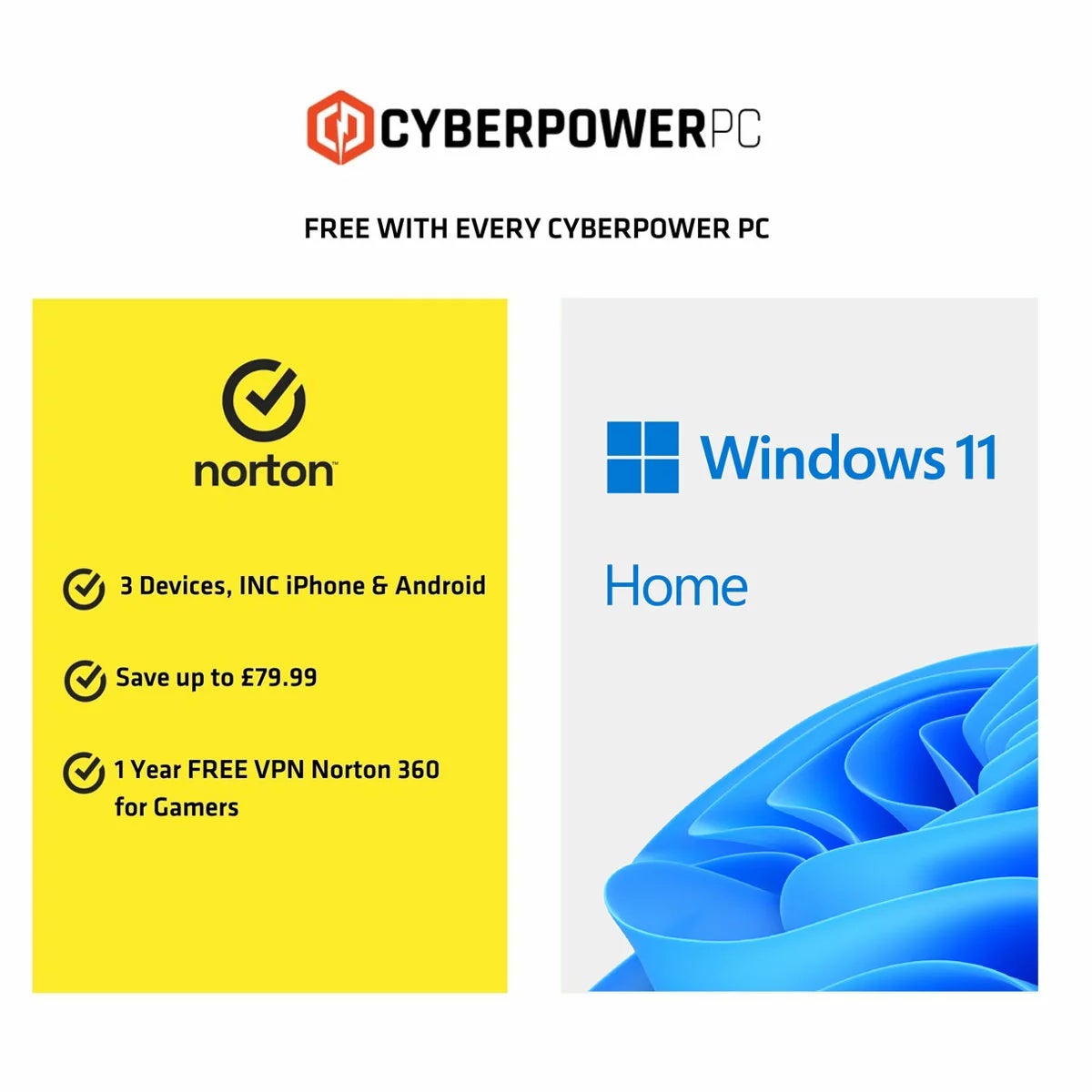 CyberPower, AMD Ryzen 7, 32GB RAM, 1TB SSD, NVIDIA GeForce RTX 5070, Gaming Desktop PC, view 7