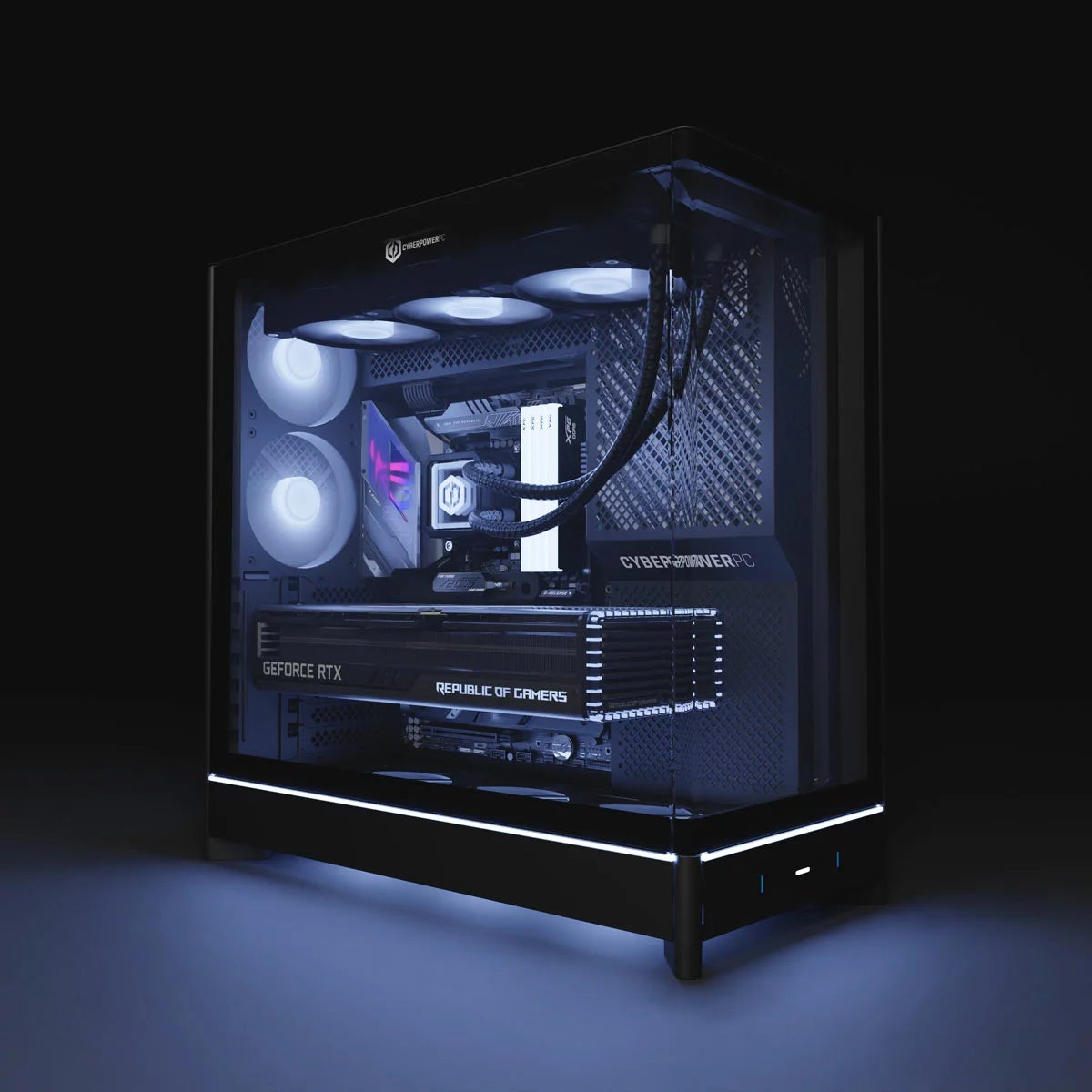 CyberPower, AMD Ryzen 7, 32GB RAM, 1TB SSD, NVIDIA GeForce RTX 5070, Gaming Desktop PC, view 6