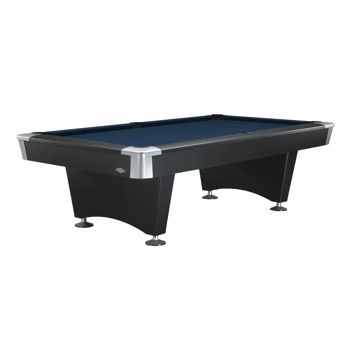Installed Brunswick Black Wolf Pool Table in 2 Sizes