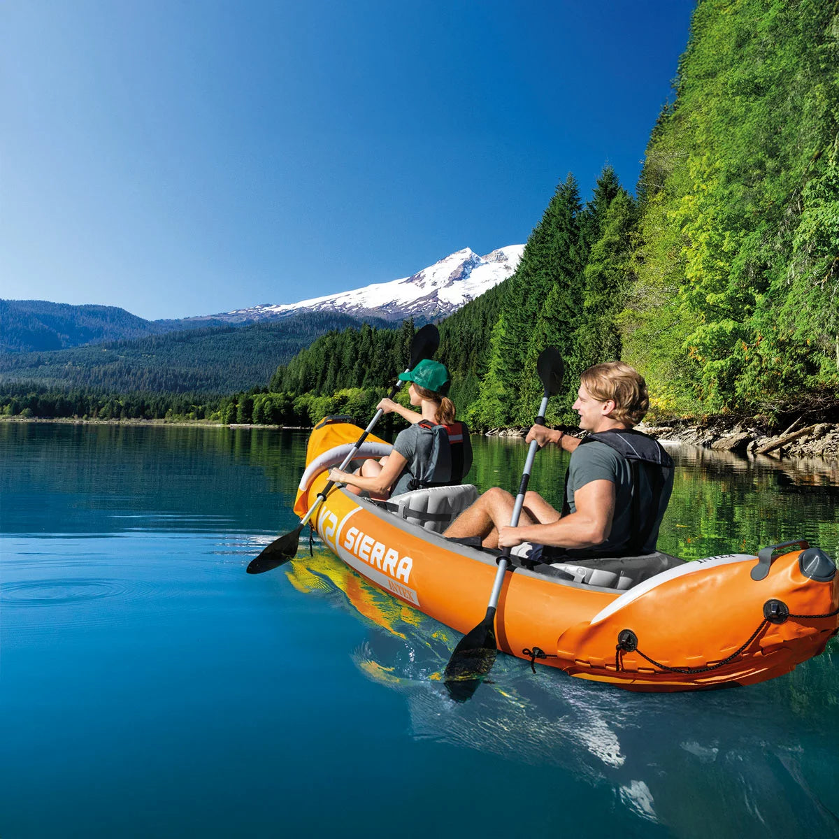 Intex Sierra K2, 2 Person Inflatable Kayak Set