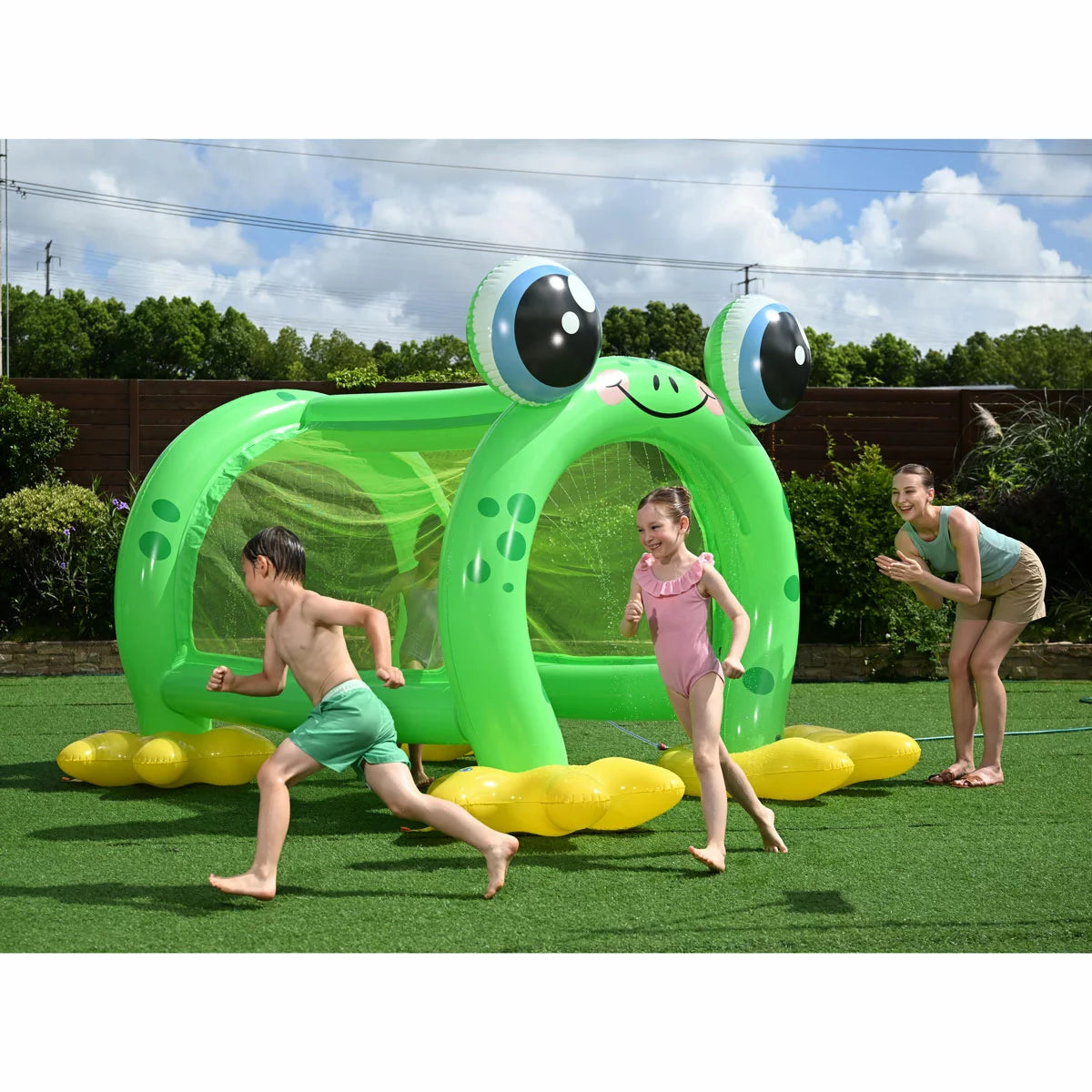 H2OGO!® Froggy Fun™ Inflatable Sprinkler Tunnel