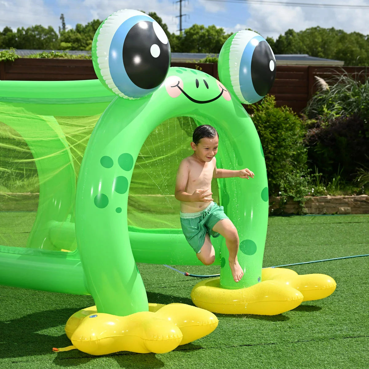 H2OGO!® Froggy Fun™ Inflatable Sprinkler Tunnel