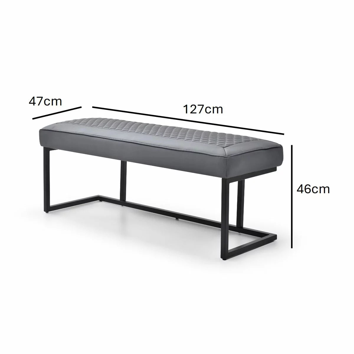 Indus Valley Arden Ceramic Dining Table With Grey Corner Bench & Low Bench