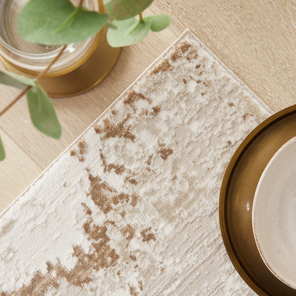Concept Looms Olivia Beige Rug, in 3 Sizes