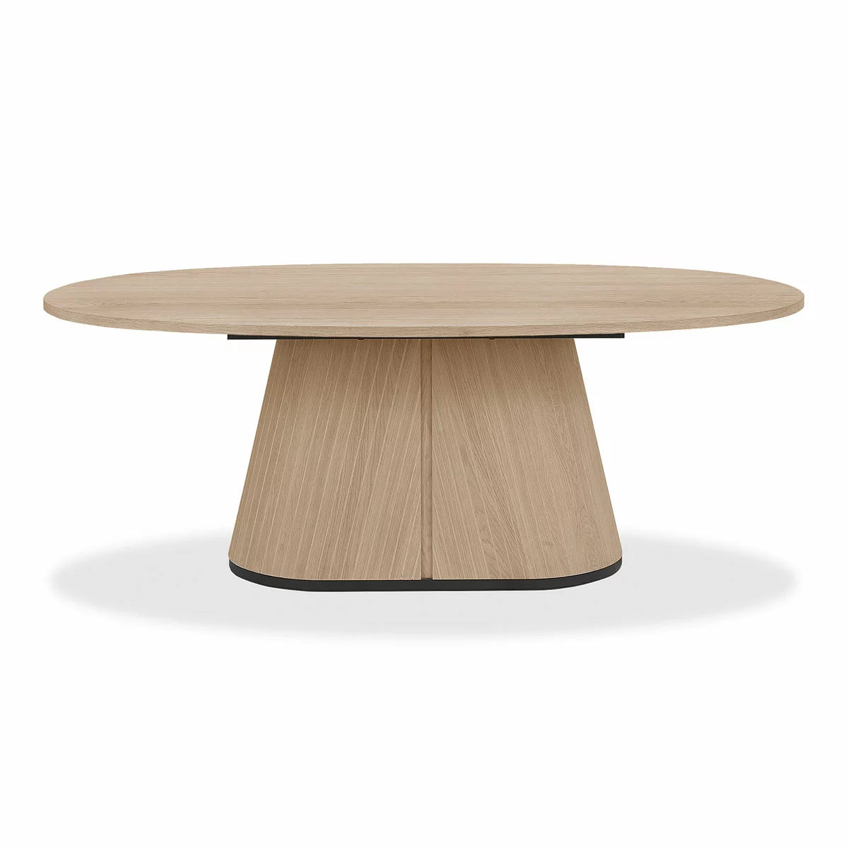 Bentley Designs Vega Scandi Light Oak Dining Table, Seats 6