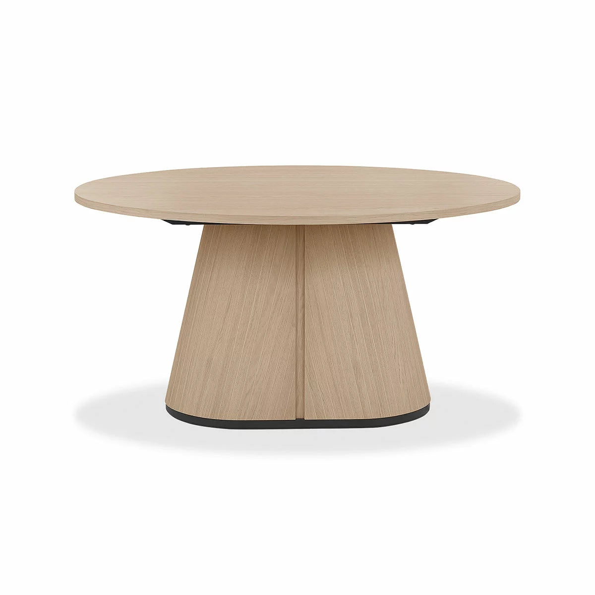 Bentley Designs Vega Scandi Light Oak Dining Table, Seats 4