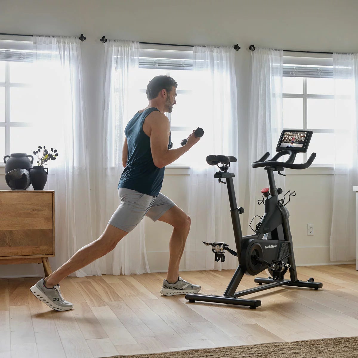 Nordic Track T Series 9 Exercise Bike, view 3