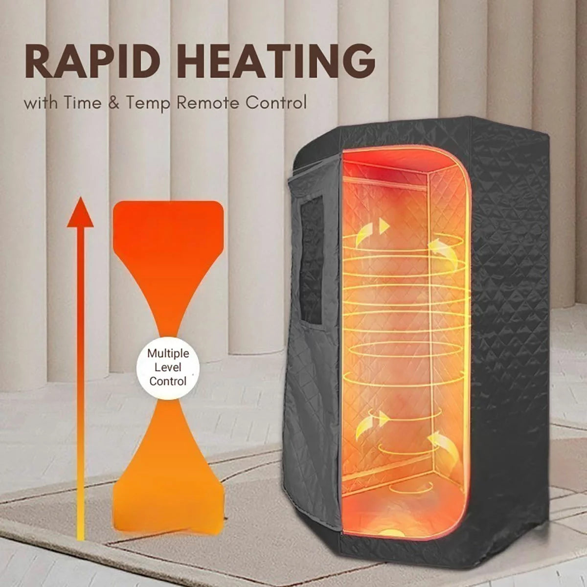 Vidalux Insta-Heat Indoor Portable Steam Sauna Pod