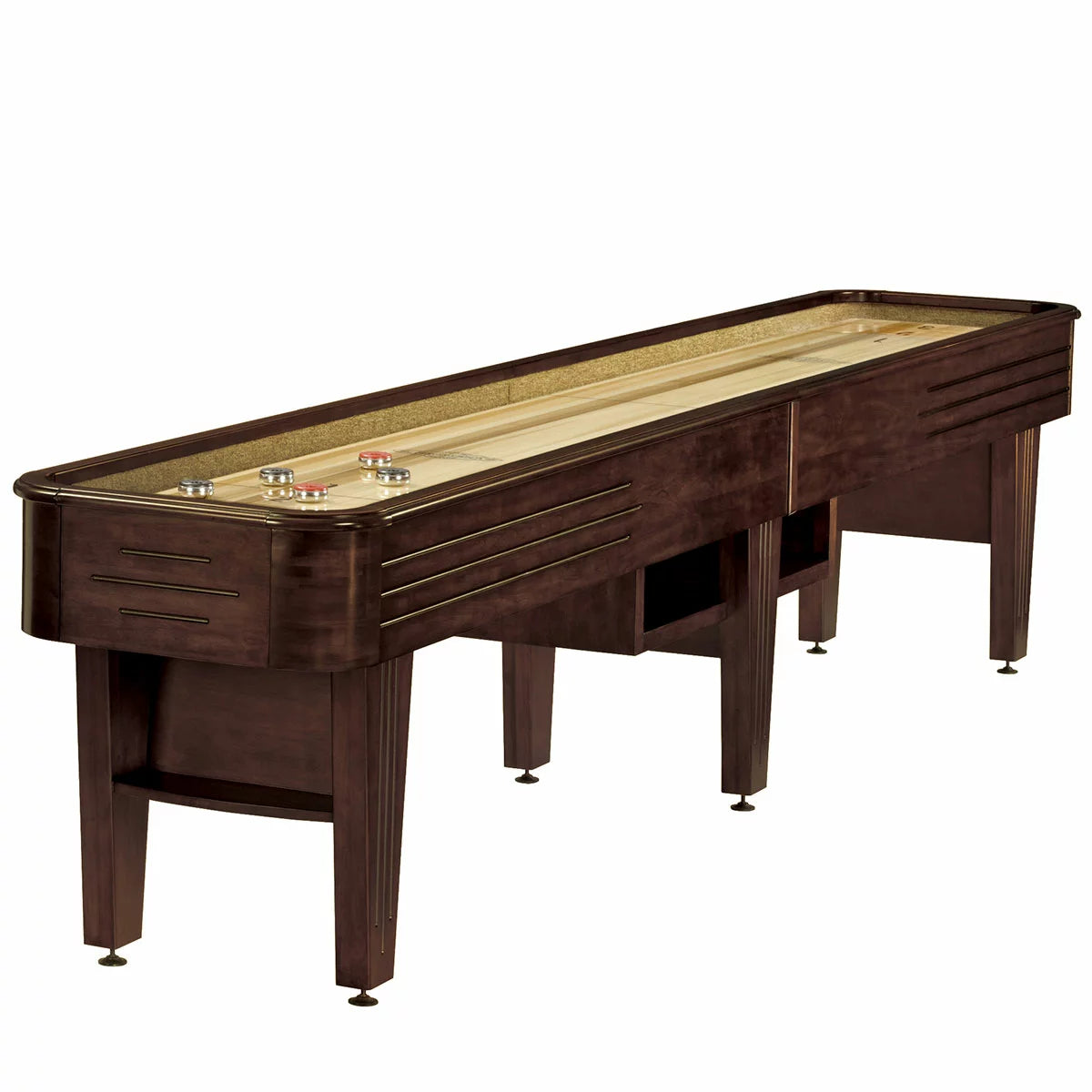 Installed Brunswick Andover Shuffleboard in 2 Sizes