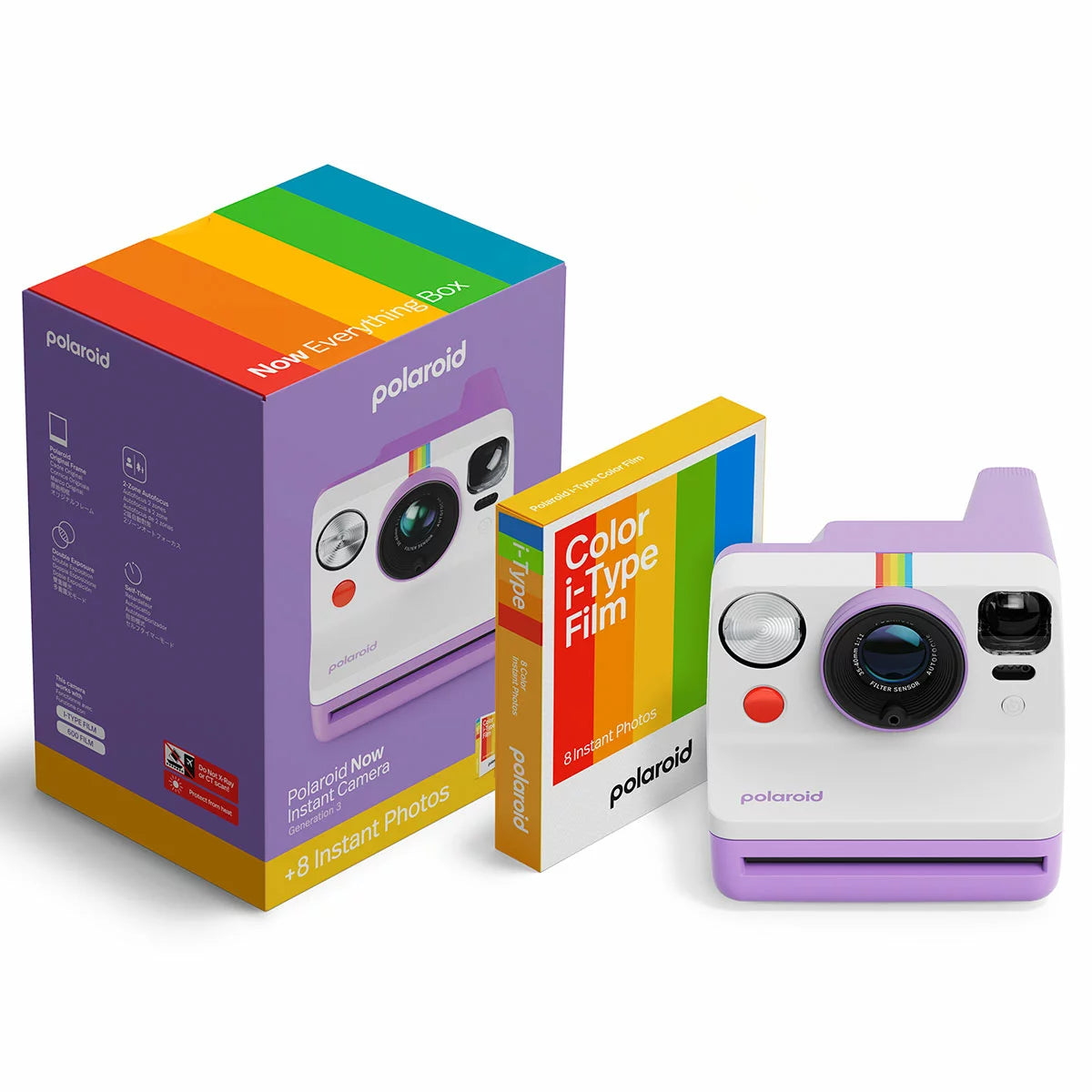 Polaroid Now Generation 3 Instant Camera with Colour Film Bundle
