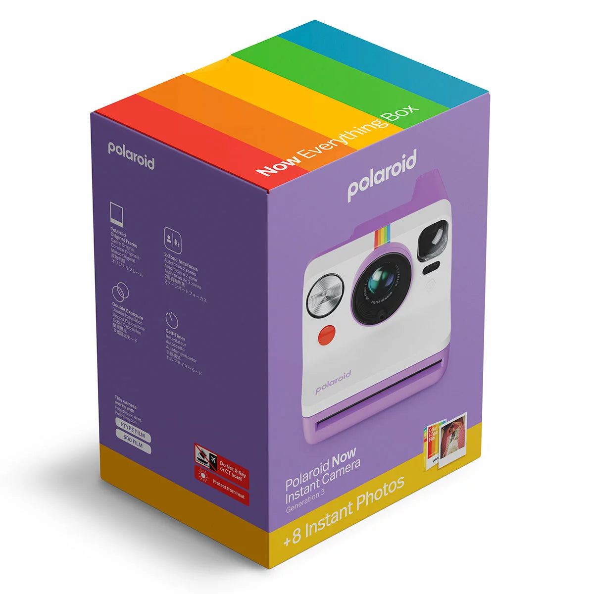Polaroid Now Generation 3 Instant Camera with Colour Film Bundle