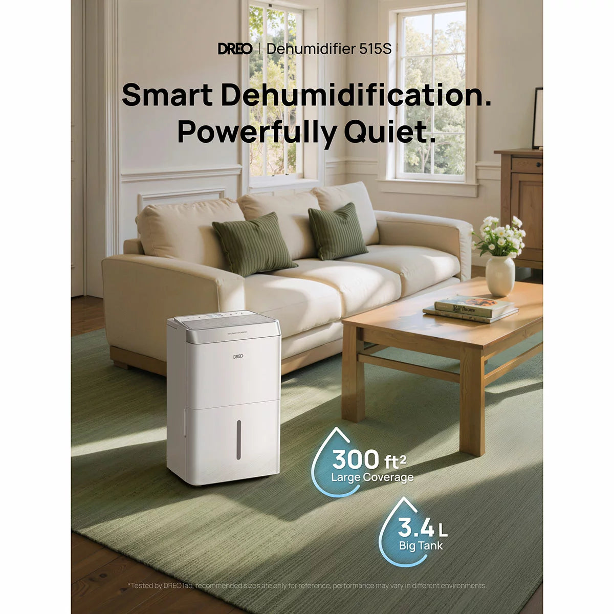 Dreo Smart WiFi 16L Dehumidifier, DR-HDH005S