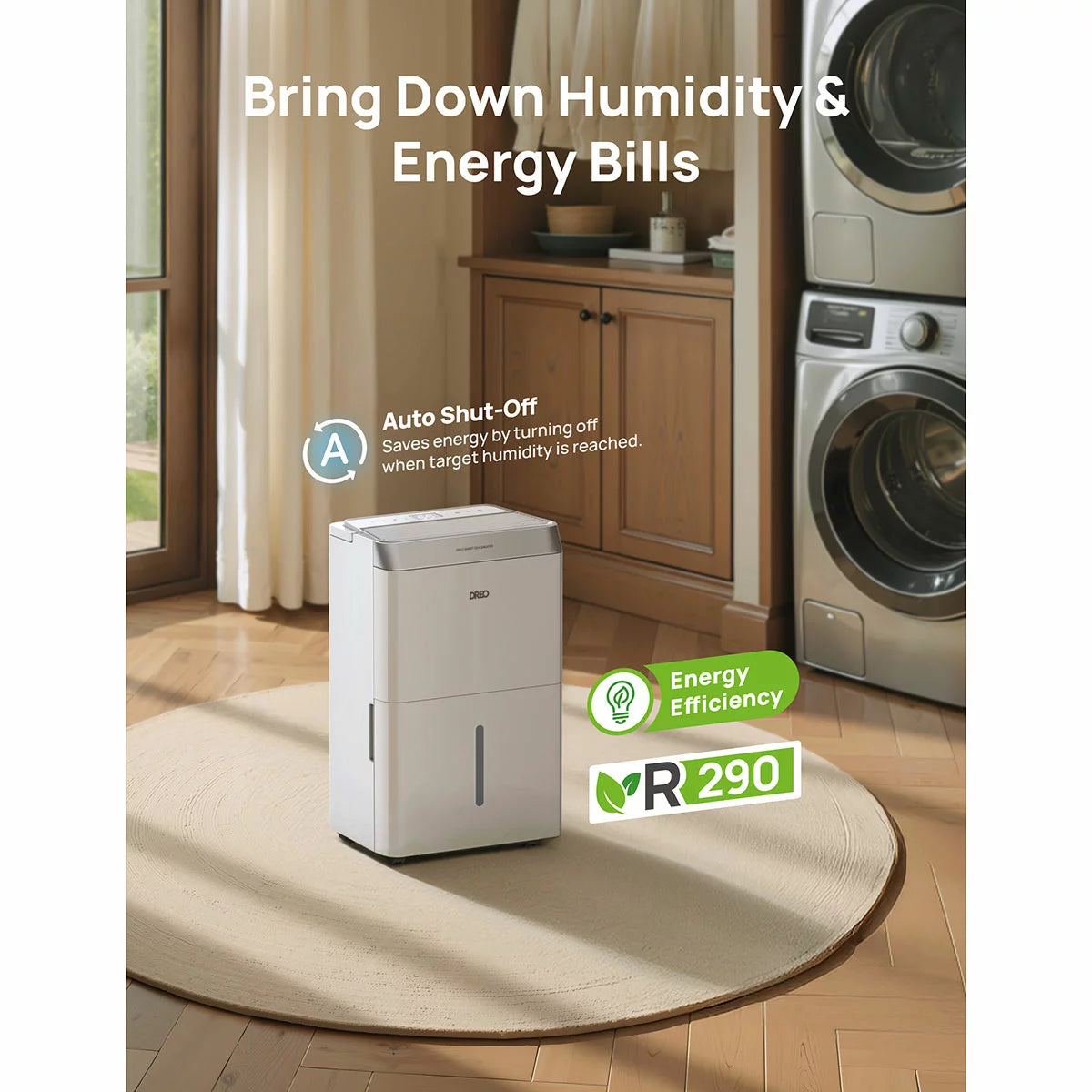 Dreo Smart WiFi 16L Dehumidifier, DR-HDH005S
