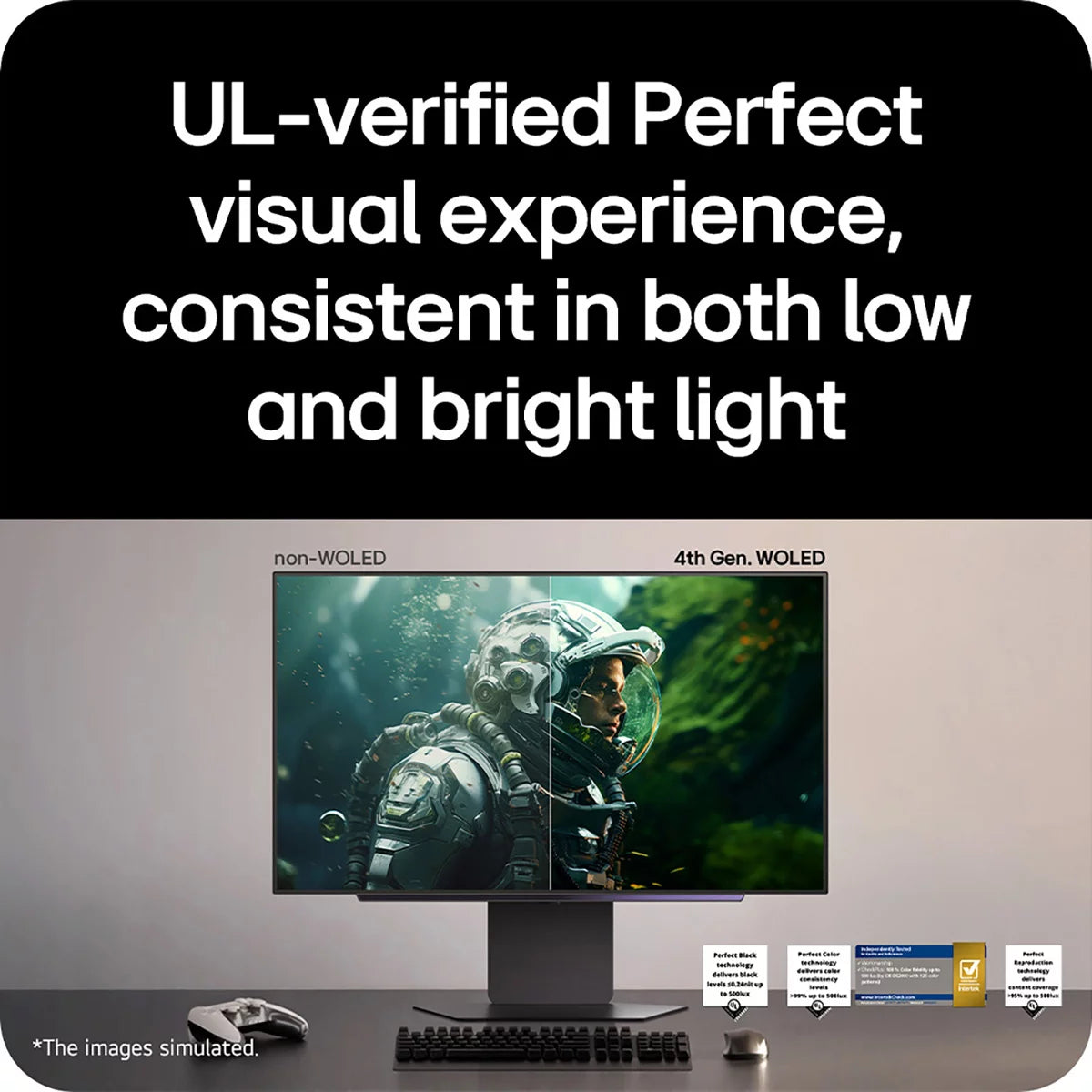 LG UltraGear 27 Inch QHD 280Hz OLED Gaming Monitor, 27GX700A-B