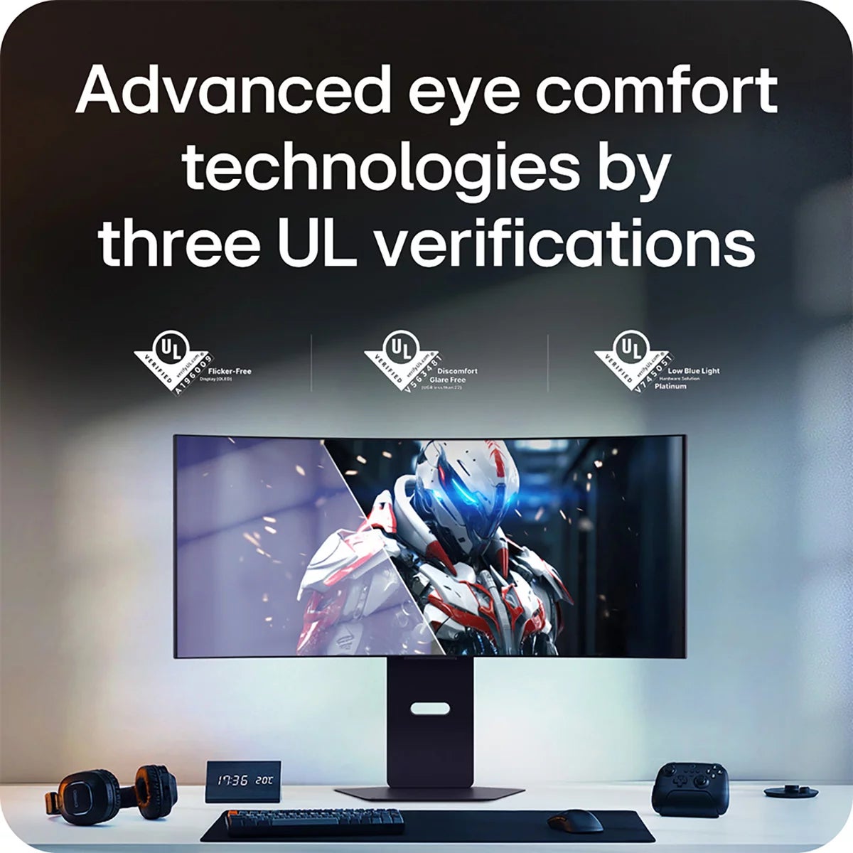LG UltraGear 34 Inch WQHD 240Hz OLED Gaming Monitor, 34GX900A-B, view 6