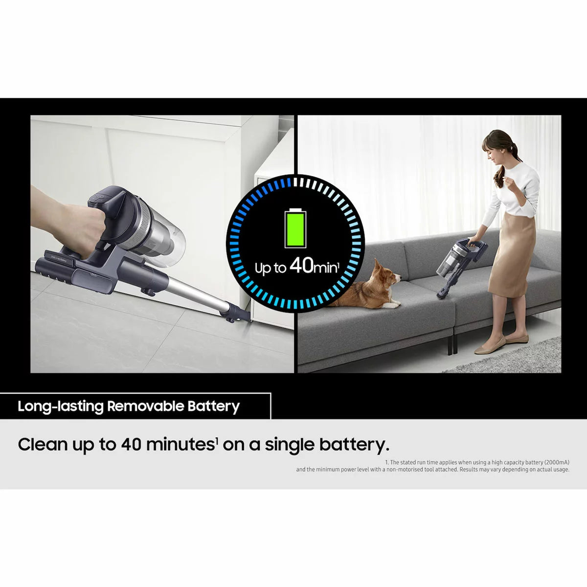Samsung VS15A60AGR5/EU Jet 65 Pet Max Cordless Vacuum Cleaner in Teal/Silver