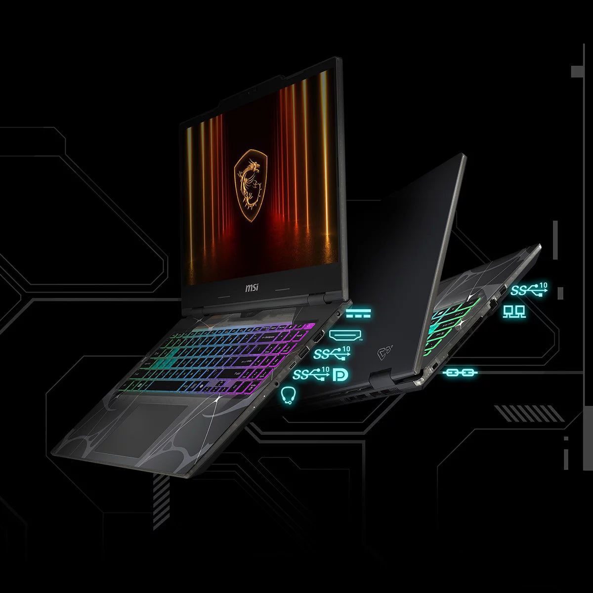 MSI Cyborg 15 B2RW, Intel Core 7, 16GB RAM, 1TB SSD, NVIDIA GeForce RTX 5050