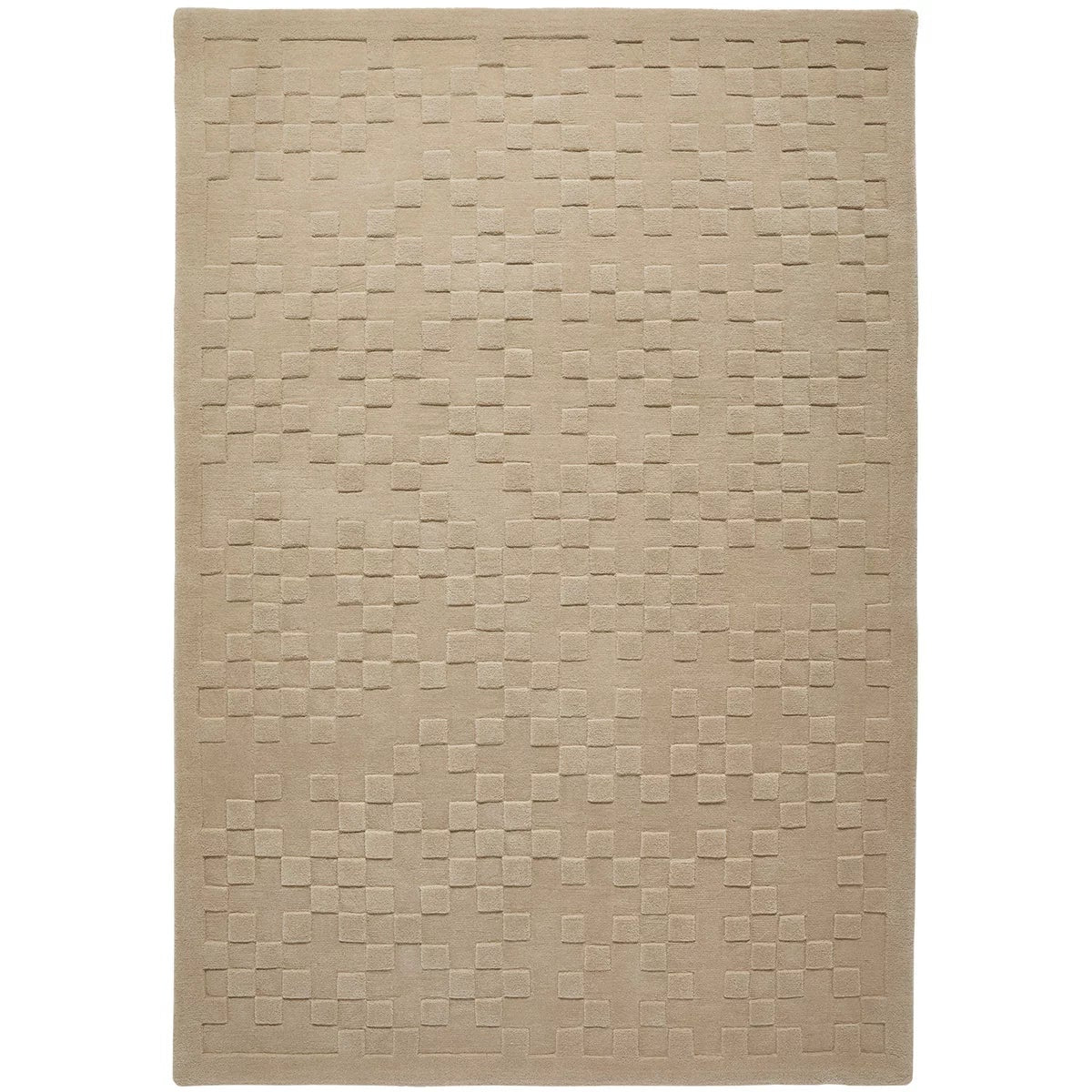 Concept Looms Priory Taupe Squares Rug, 250 x 350 cm, view 8