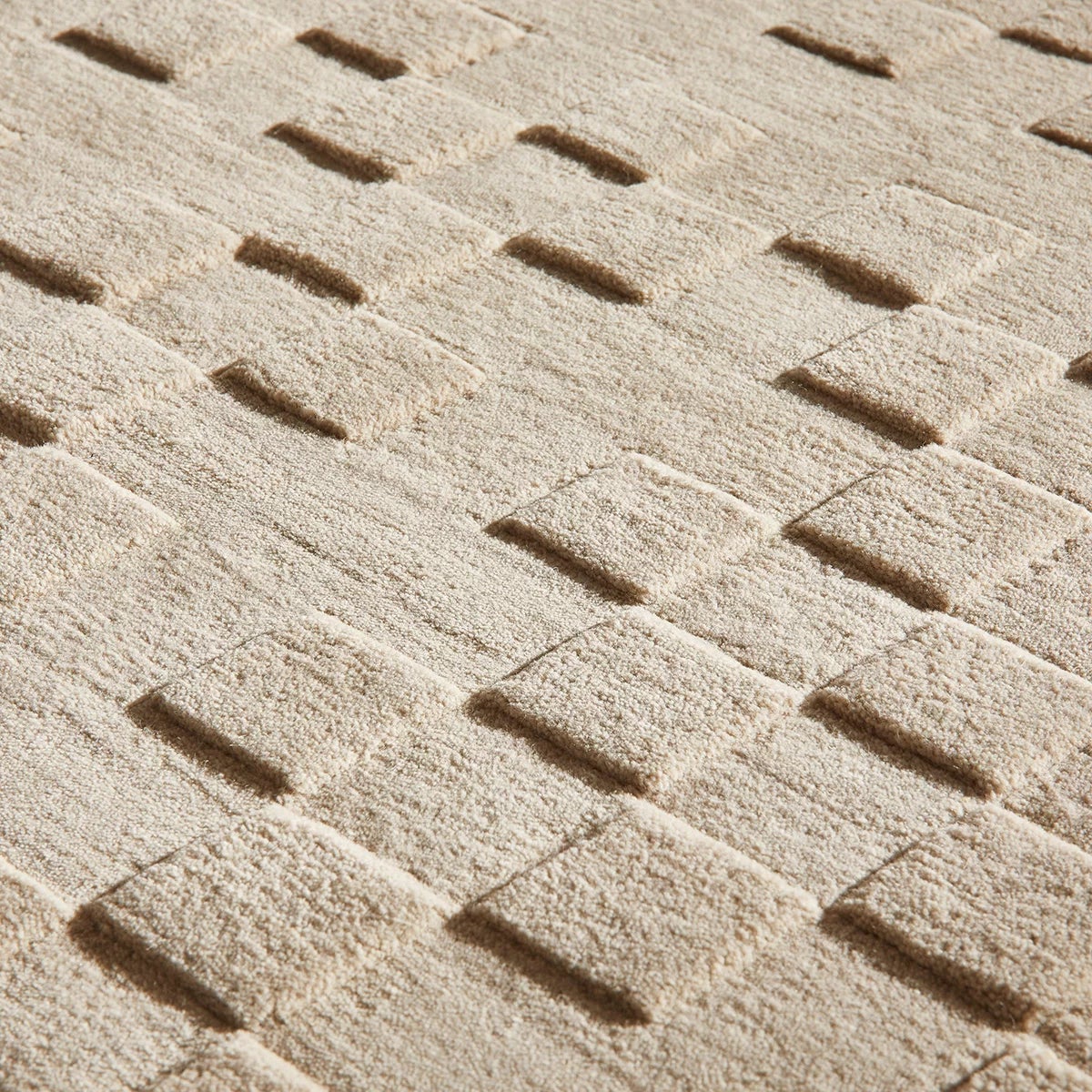 Concept Looms Priory Taupe Squares Rug, 250 x 350 cm, view 7