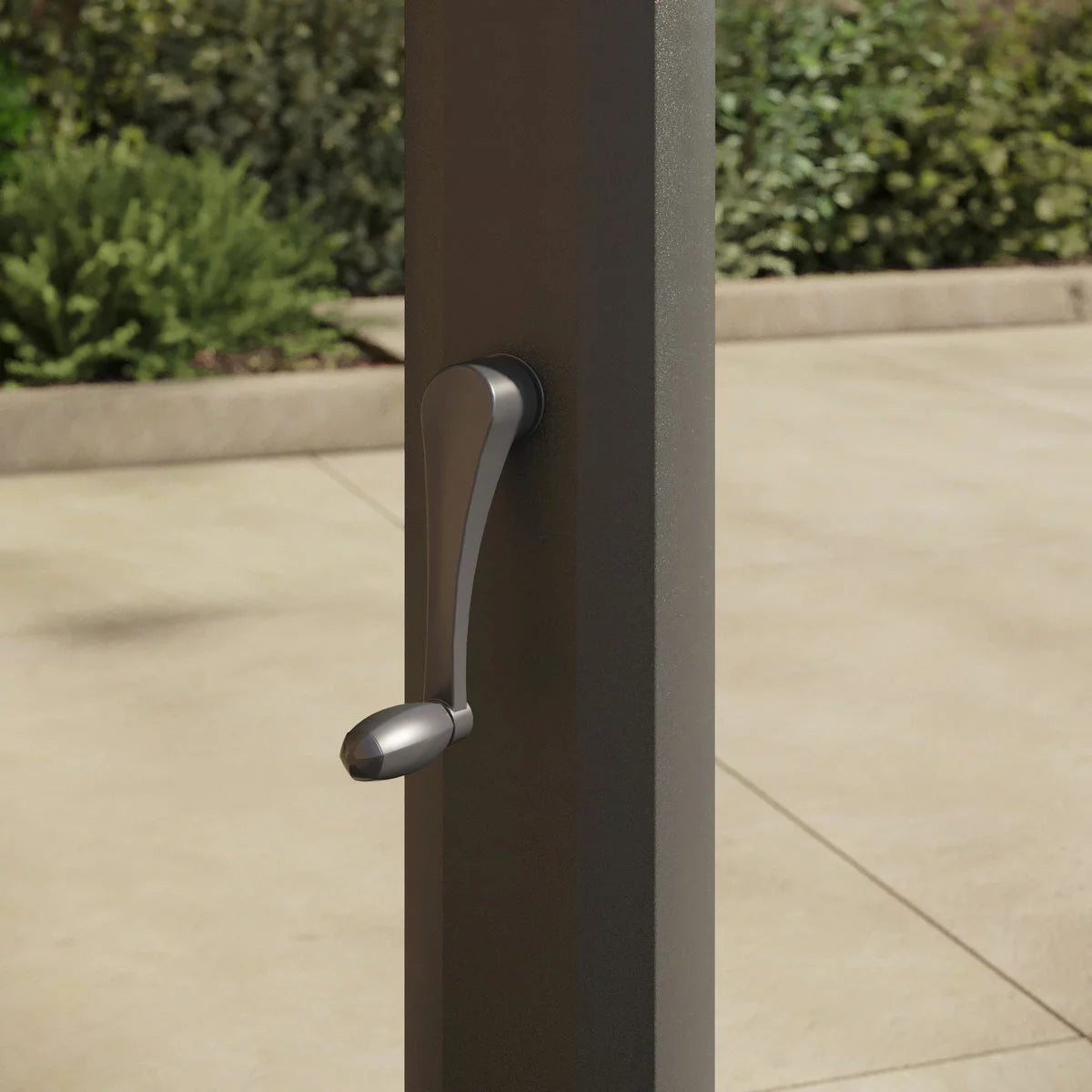 Seasons Sentry 10ft (3m) Square 2-Tier LED Solar Cantilever Umbrella
