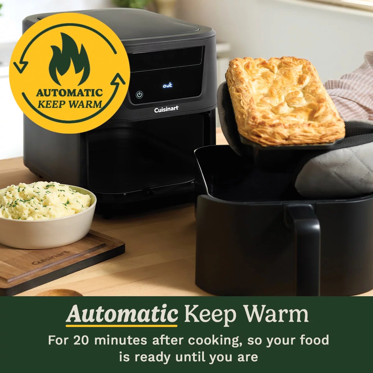 Cuisinart Compact Max Air Fryer 7.6L in Black, AFS80BLU, view 4