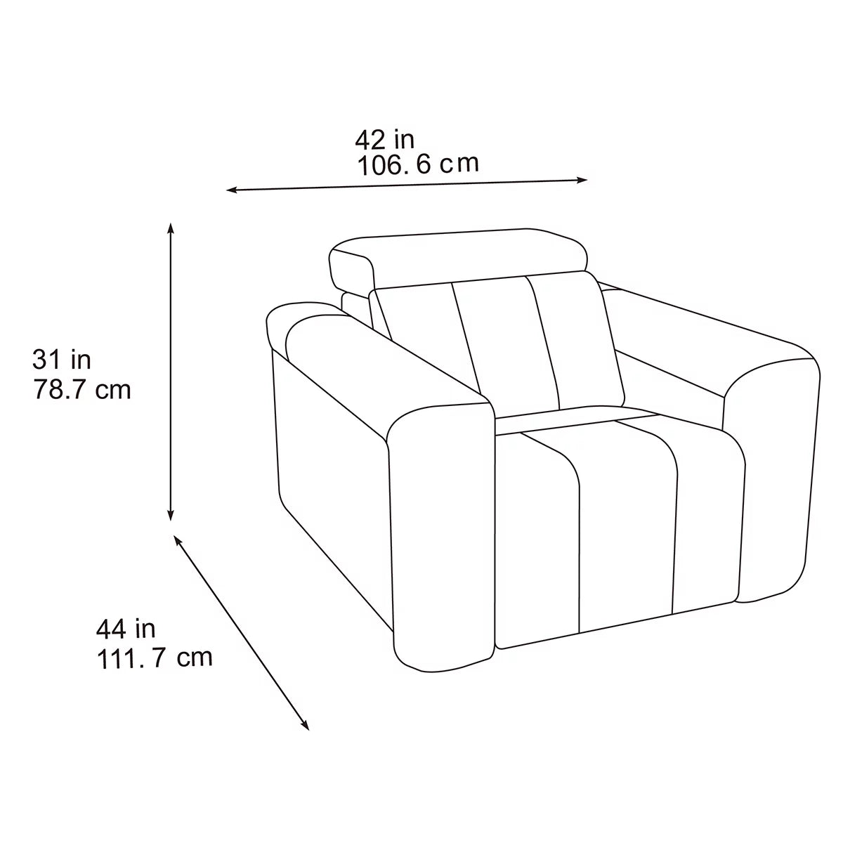 Dallas Grey Leather Power Recliner Armchair