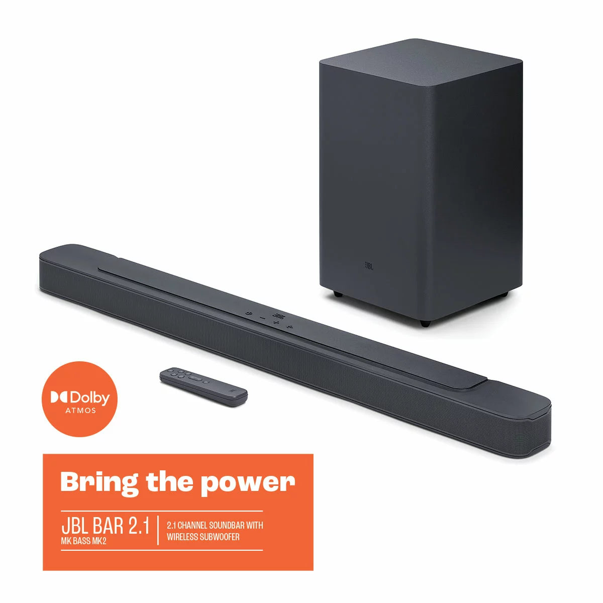 JBL Bar 2.1 Deep Bass Soundbar MK2