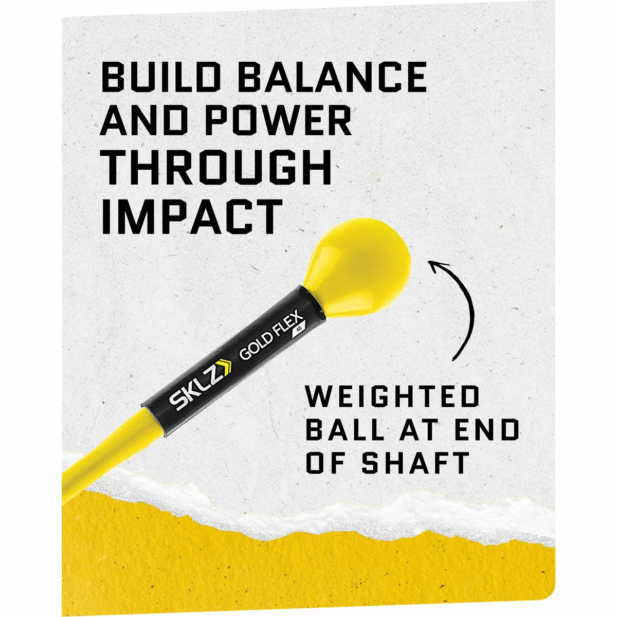 SKLZ Gold Flex Golf Swing Trainer in 2 Sizes