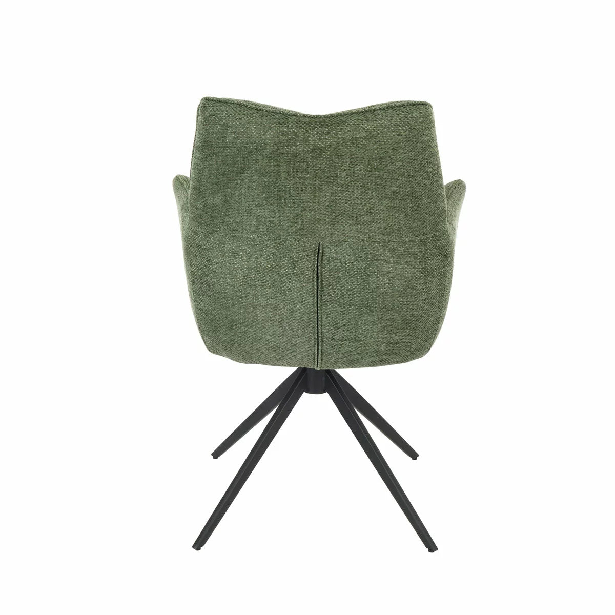 Indus Valley Capri Ceramic Extending Dining Table + 6 Green Chairs, Seats 6-8