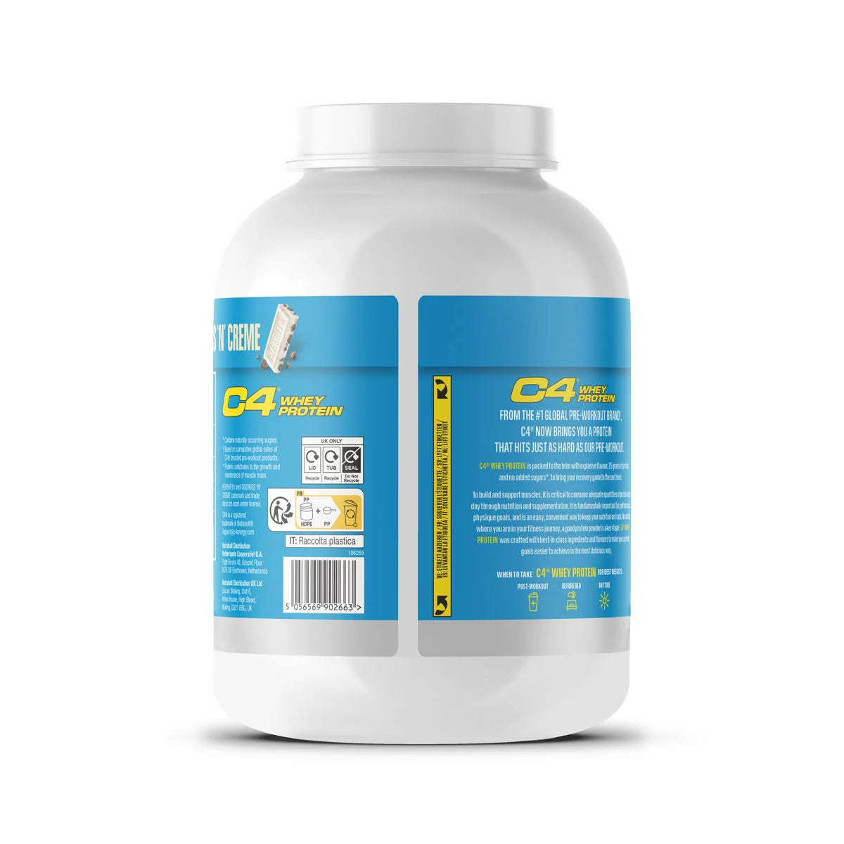 C4 Hersheys Cookies 'N' Creme Whey Protein Powder 1.6kg