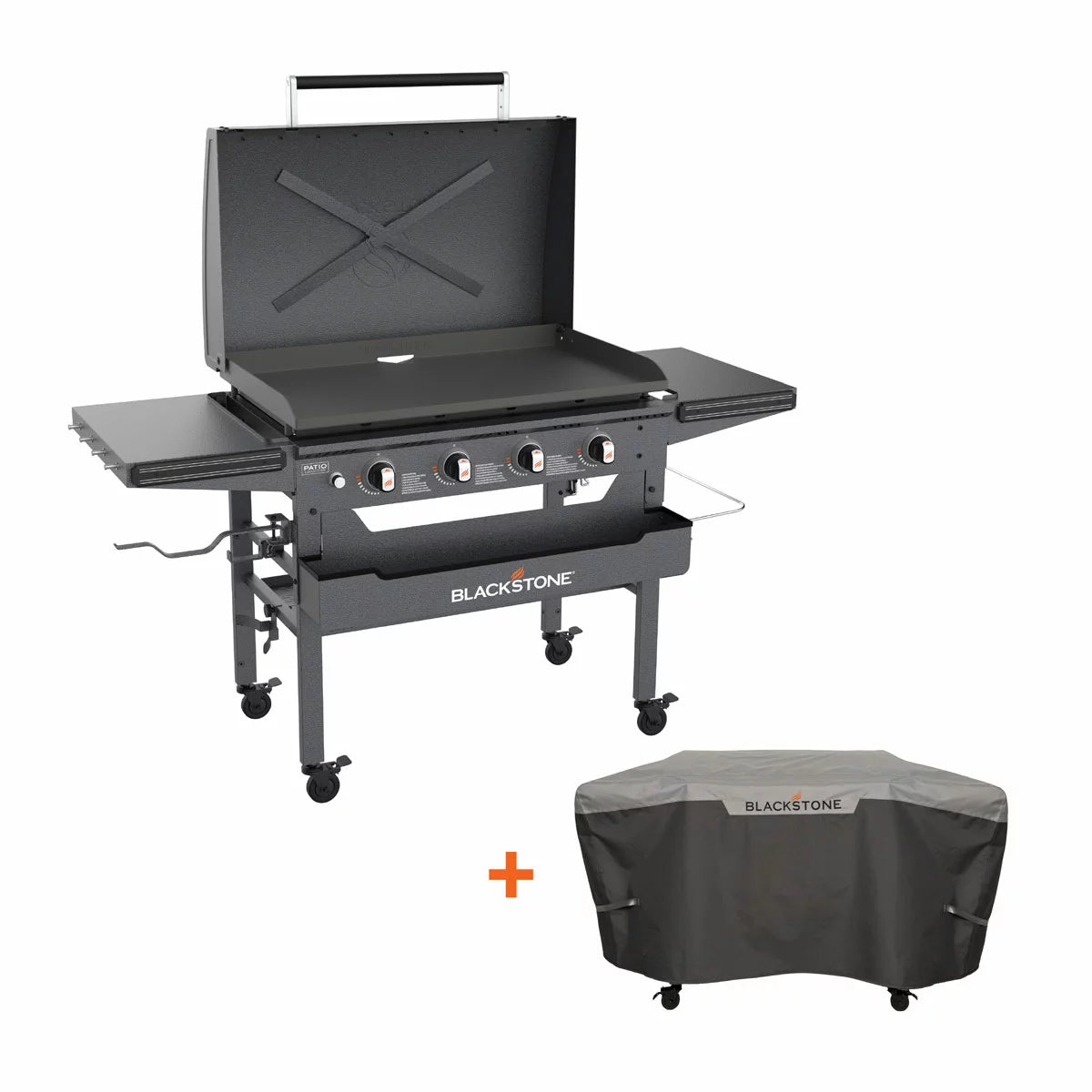 Blackstone Omnivore 36" Griddle Gas Barbecue with Hood & Front Shelf