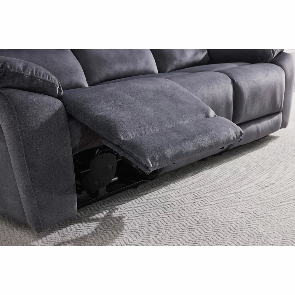Belagio Grey Fabric Power Recliner 2 Seater Sofa