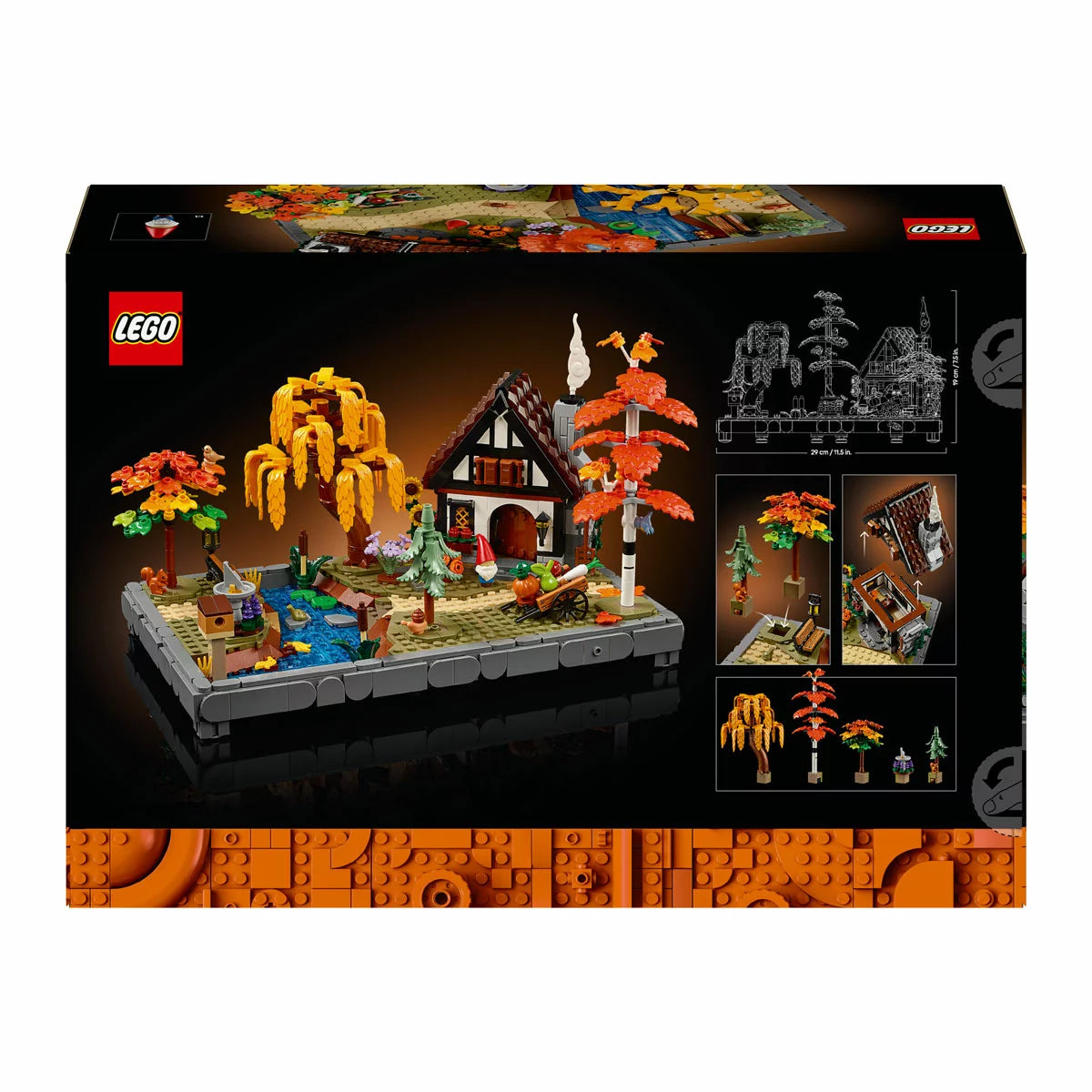 LEGO Icons Autumn Cottage Garden - Model 11372 (18+ Years)