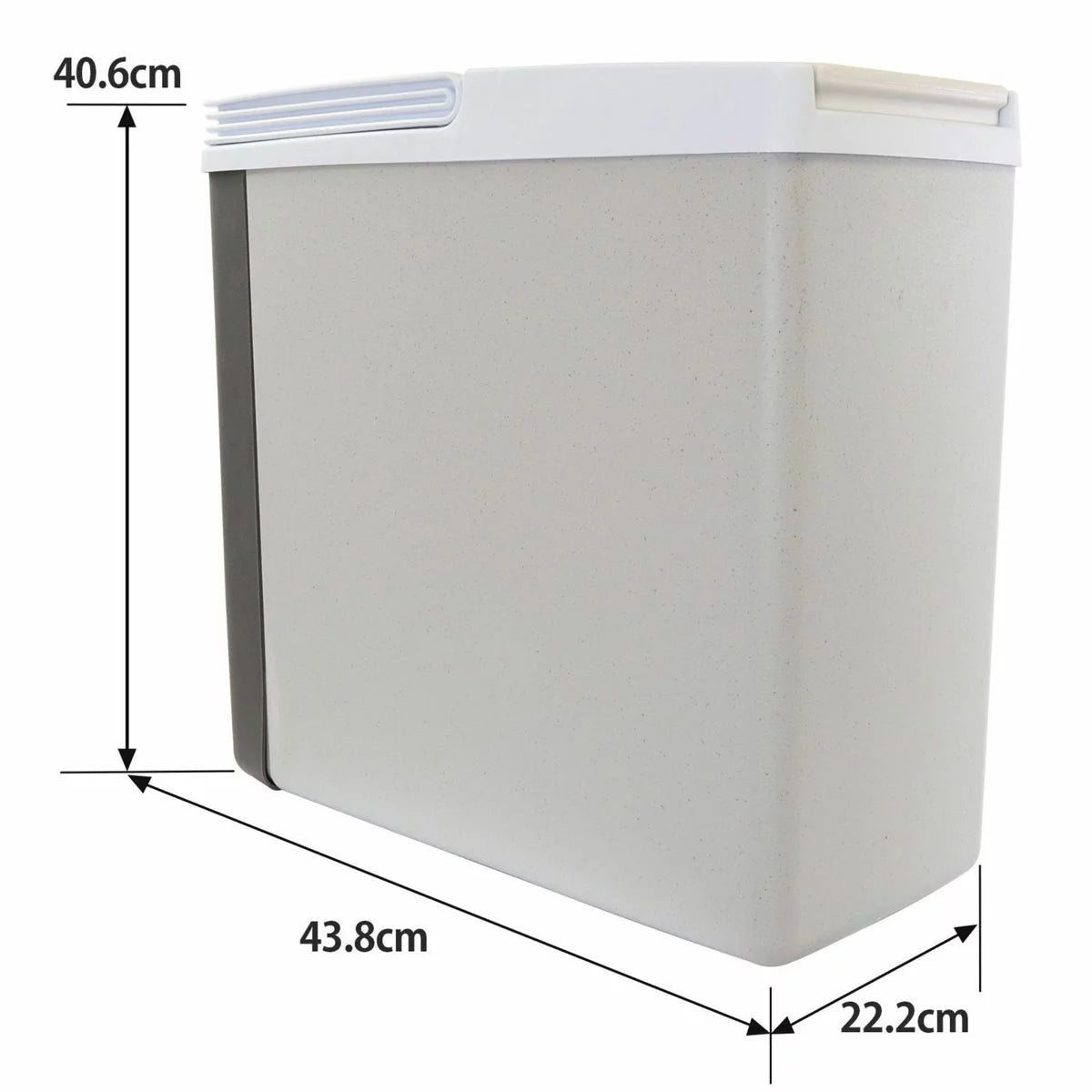 Koolatron 12V Electric Cooler 17L, Cool/Warm Box with Adjustable Strap in Grey