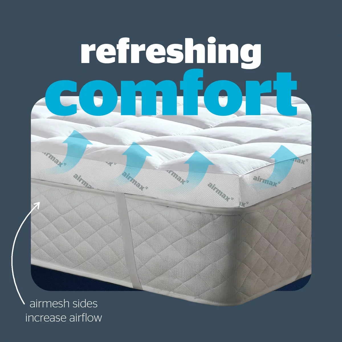 Silentnight Airmax 1000 Mattress Topper in 4 Sizes