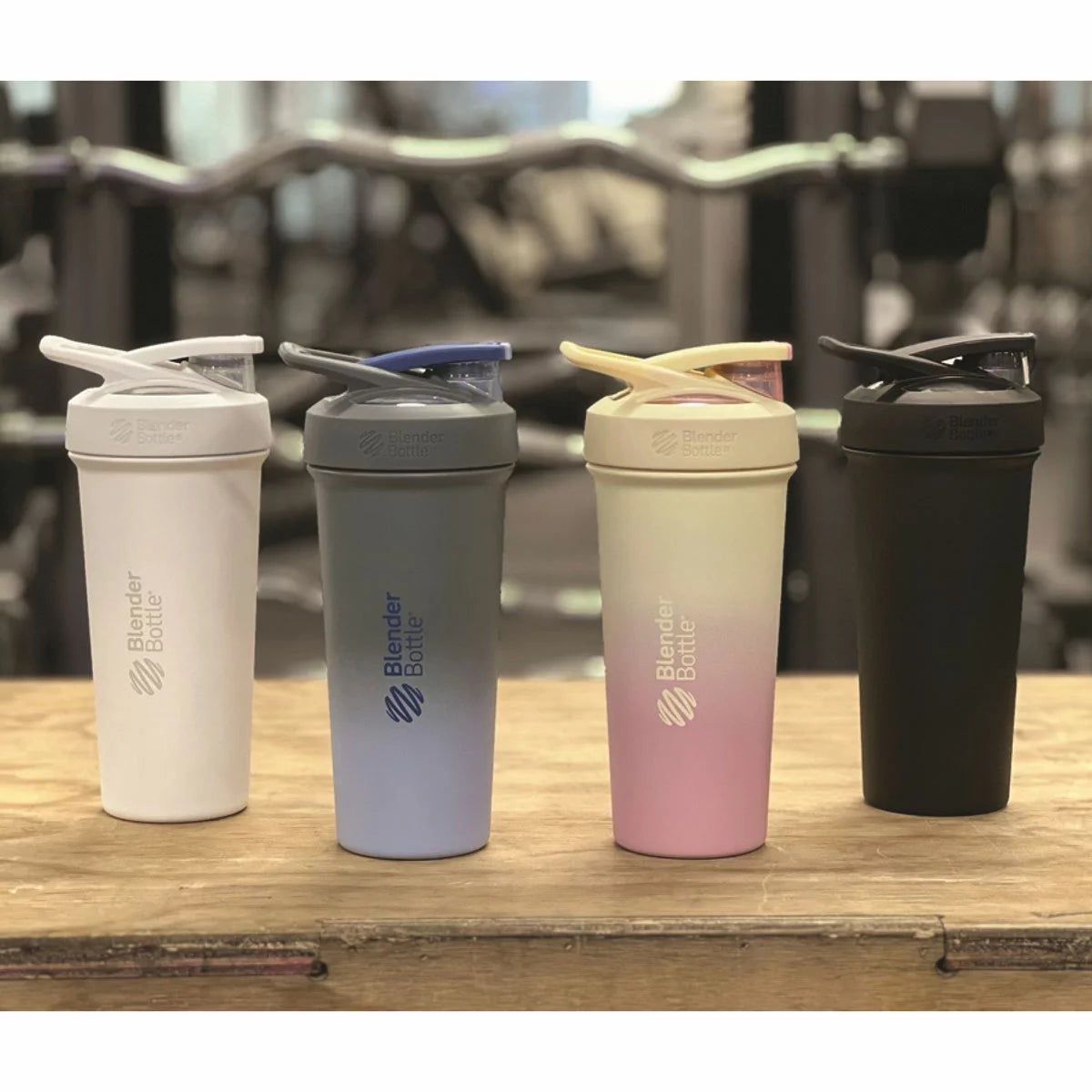 BlenderBottle Strada Stainless Steel Shaker Bottle, 740ml, 2 Pack