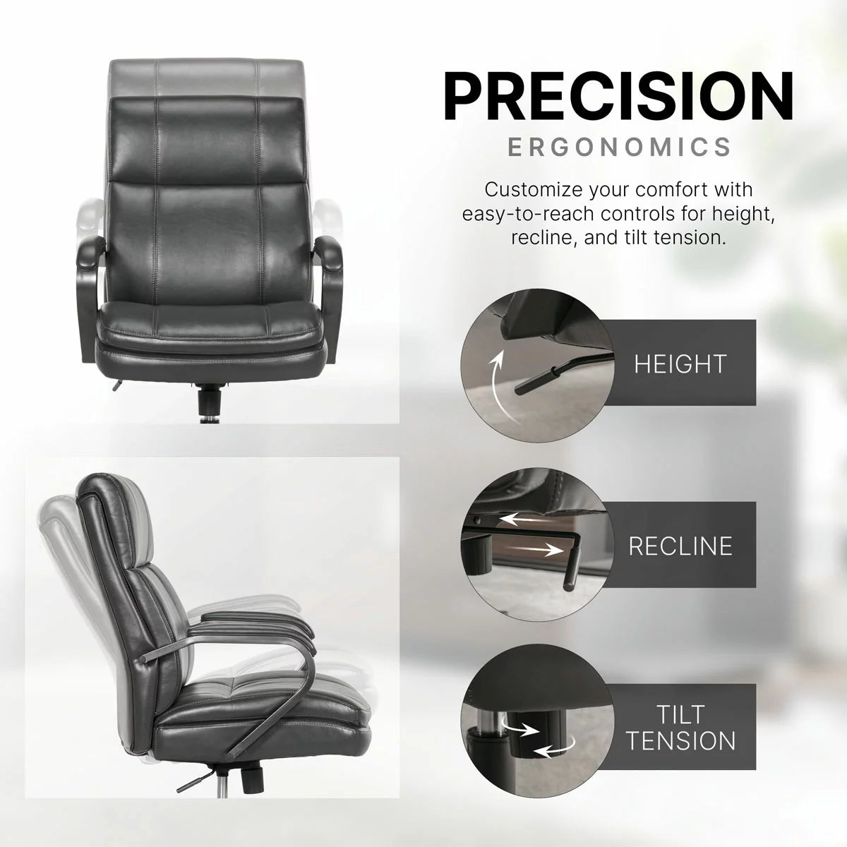 True Innovations Mid Back Managers Chair