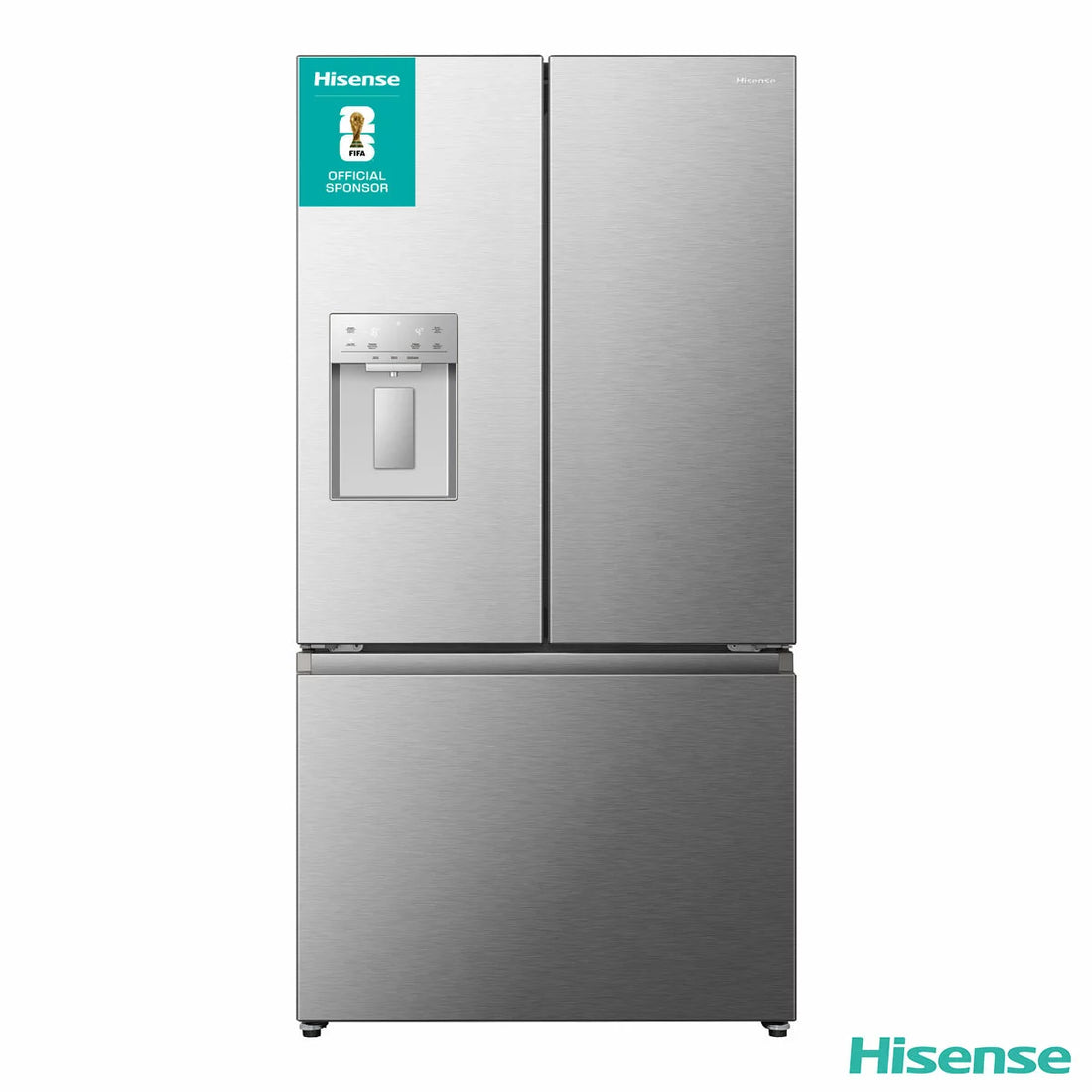 Hisense RF815N4SESE Multi Door Fridge Freezer, E Rated in Stainless Steel