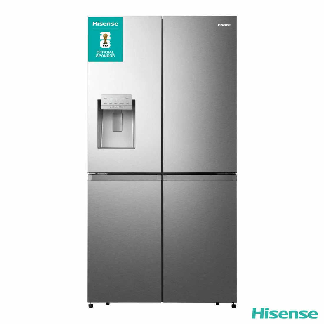 Hisense RQ760N4SASE, Multidoor Fridge Freezer, E Rating in Stainless Steel