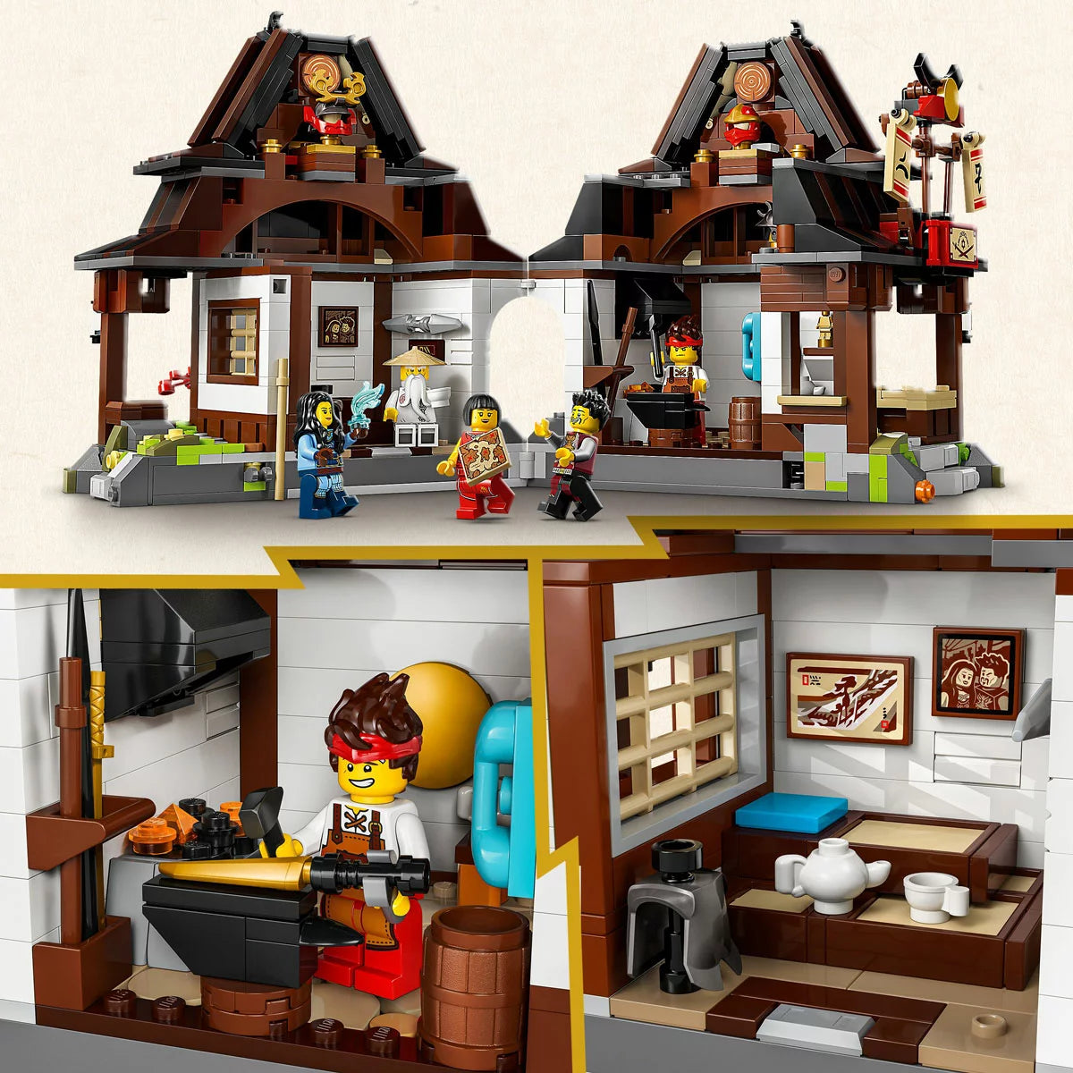 LEGO Ninjago Four Weapons Blacksmith 15th Anniversary - Model 71858 (14th Years)
