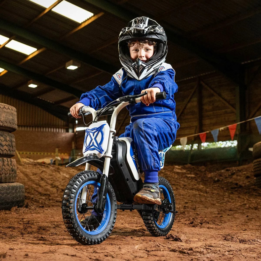 Xootz Cobolt E-Bike, Kids Electric 12V Ride-On Motorbike