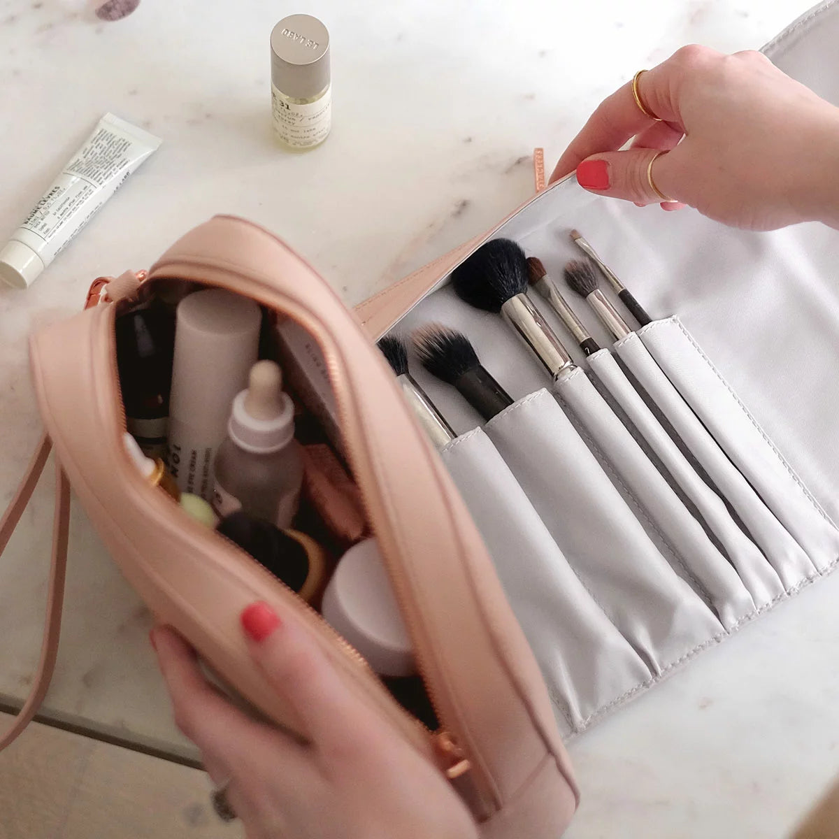 Stackers Wrap Around Make Up Bag