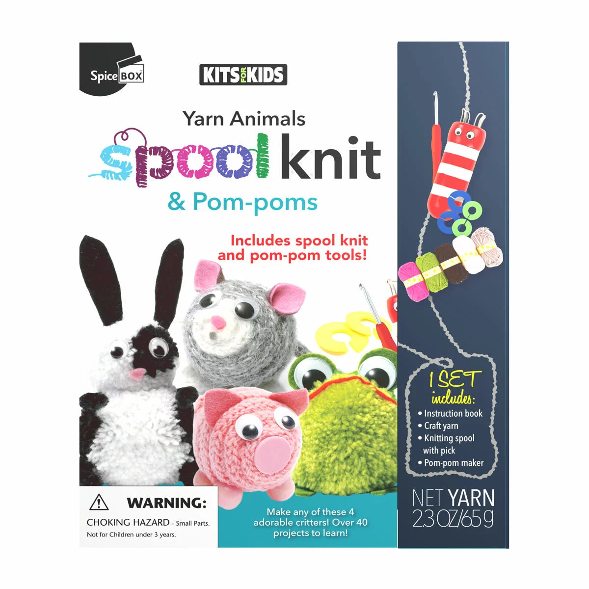 Kits for Kids in 3 Options: Window Art, Yarn Animals or Clay Bots