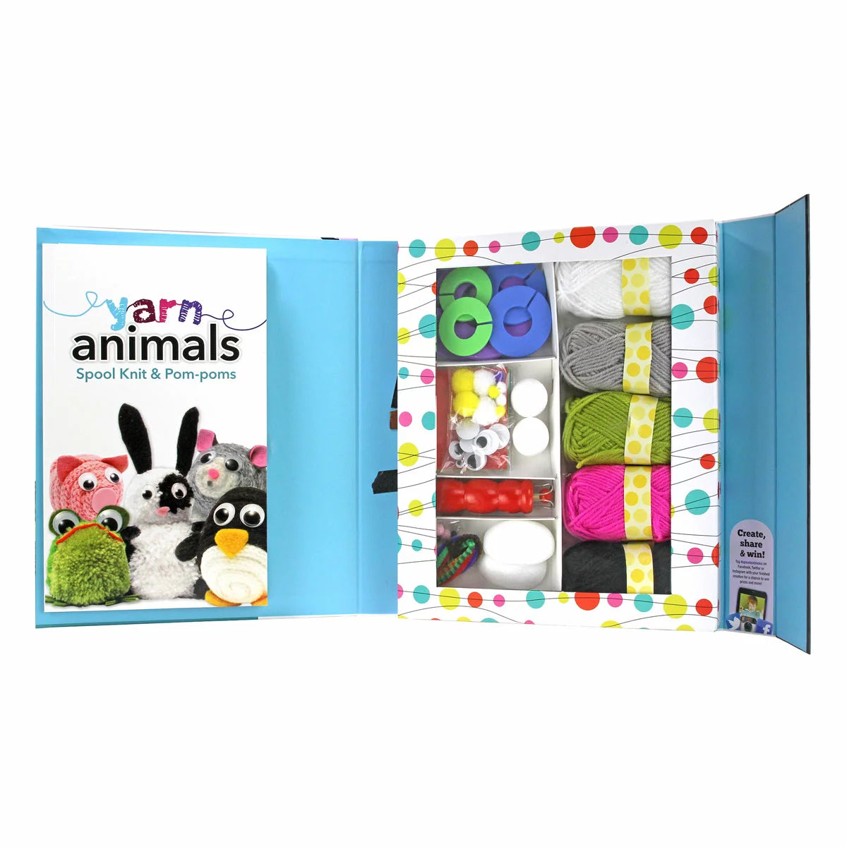 Kits for Kids in 3 Options: Window Art, Yarn Animals or Clay Bots