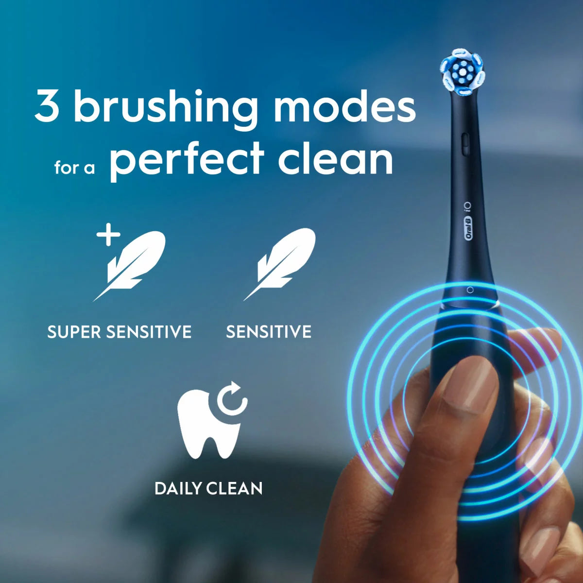 Oral-B iO2 Electric Toothbrush & Travel Case, Black