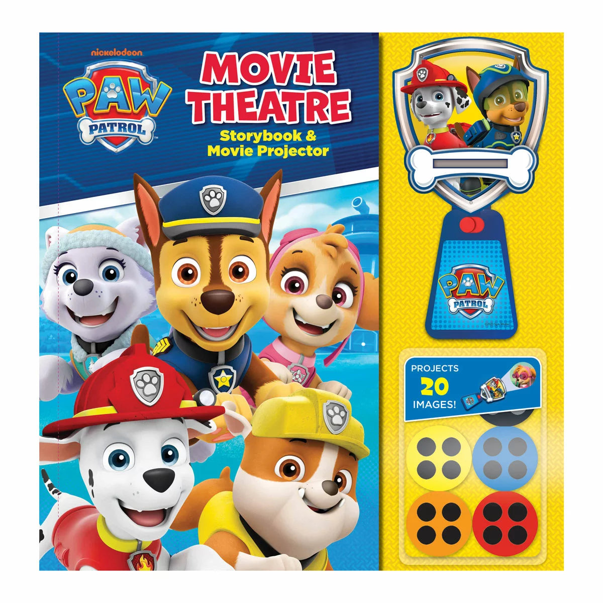 Movie Projector in 3 Options: Paw Patrol, Disney Princess or Spidey